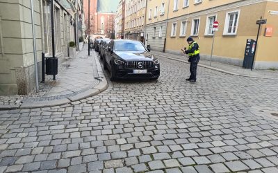 Postój w strefie zamieszkania w miejscu do tego nie wyznaczonym