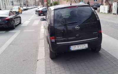Parkowanie w odległości mniejszej niż 10 metrów od przejścia dla pieszych
