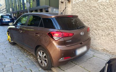 Postój w strefie zamieszkania w miejscu do tego nie wyznaczonym