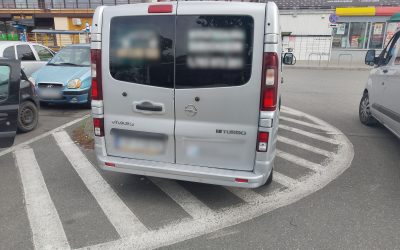 Kierowca nie zastosował się do znaku drogowego P-21